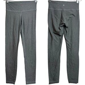 Lululemon Soft Stretchy Heather Grey Leggings Pocket 2
